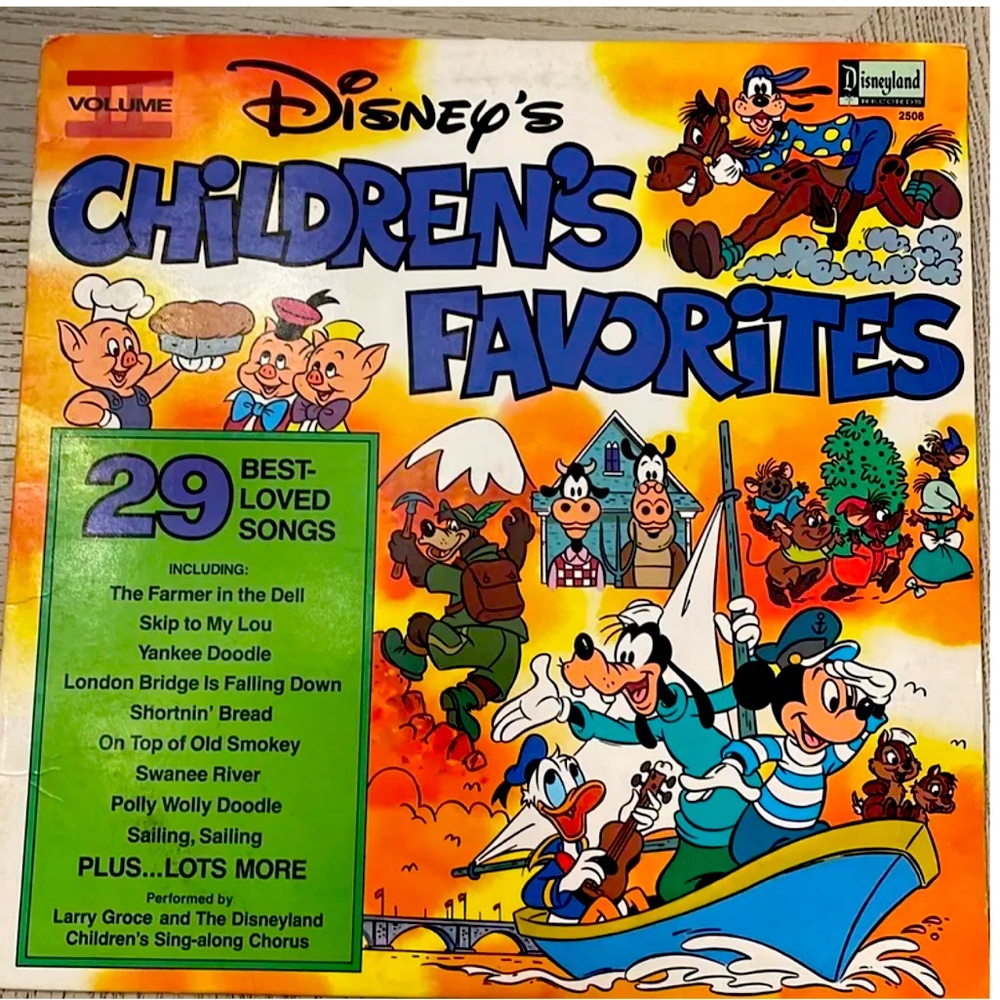 Disney Vintage Vinyl Record